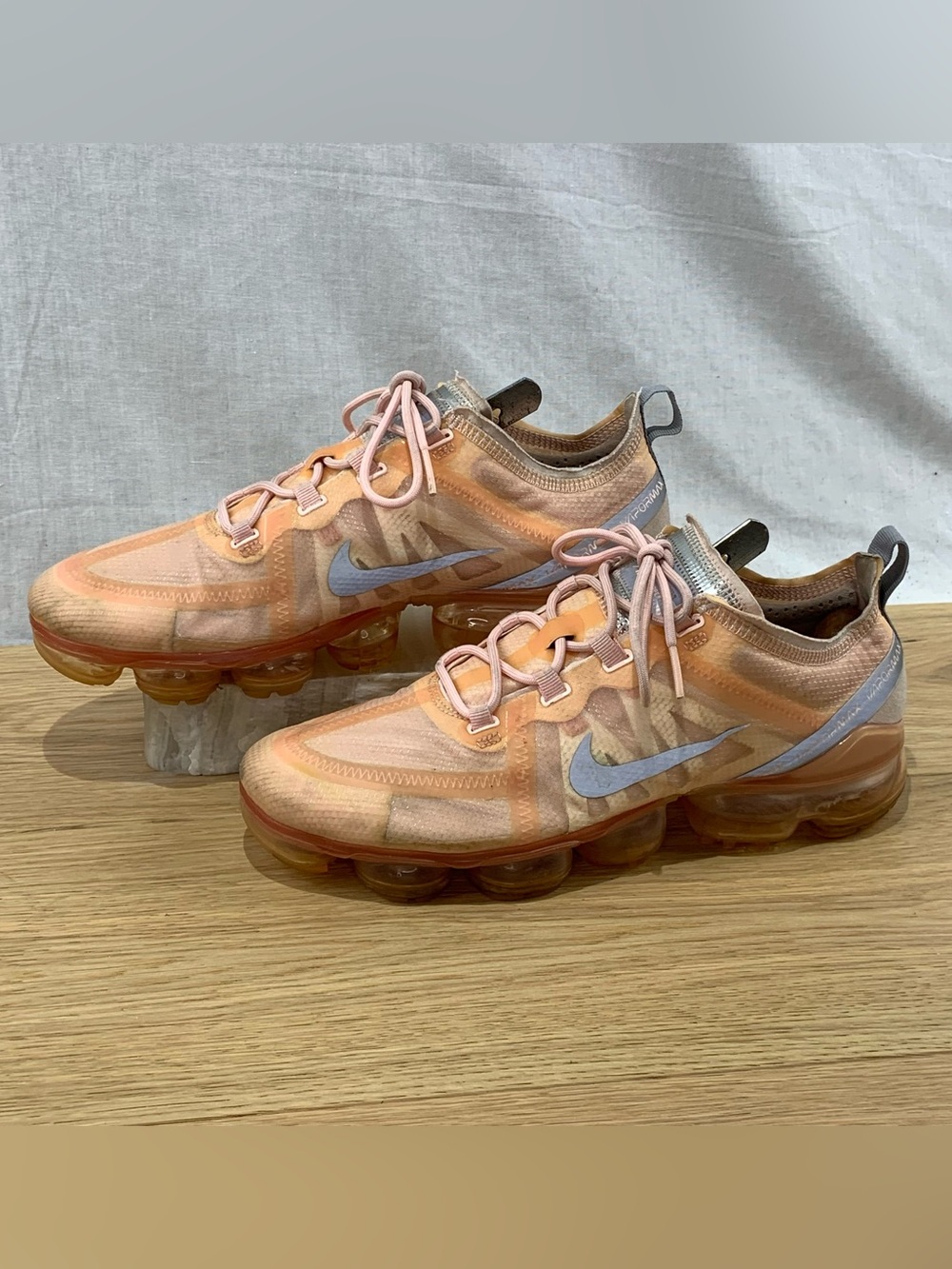Nike Air Vapormax 2019 Women’s Size 10 Pink Peach Athletic Shoes